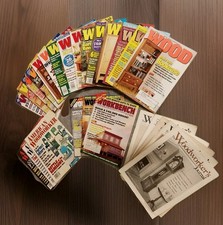 Vintage Lot of 26 Various Wood, Woodworker's Journal, Workbench Ect. Magazines 