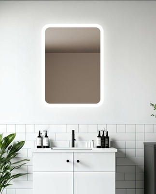 Badspiegel mit LED-Beleuchtung B 60 - H 80 cm  - ''kein Billigimport'' NP 420 