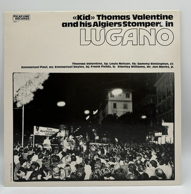 LP - ''Kid'' Thomas Valentine And His Algiers Stompers   In Lugano