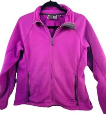 REI Women  s Fleece Jacket Soft Athletic Outdoor Full Zip Hiking Purple Large