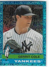 2025 Topps Heritage - LIGHT BLUE SPARKLE Gerrit Cole #394