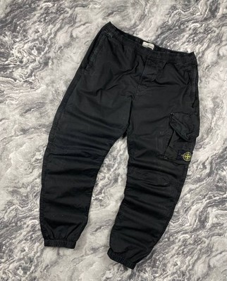 Stone Island Navy Cargo Joggers Sweatpants Men Size 34 Black | eBay