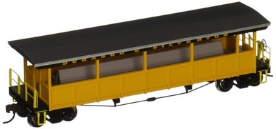 Durango and Silverton Open Sided Excursion Car with Seats. HO Scale