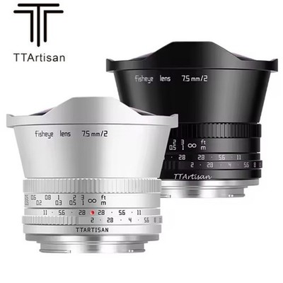 TTArtisan 7.5mm F2.0 APS-C Manual Focus Fisheye Lens Canon Nikon Fuji Sony M4/3