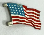 Marx 20 Star Flag Tin Litho Fort Apache Vintage Western Cowboy Playset Accessory