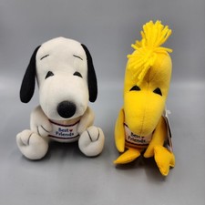 Peanuts 50th Anniversary Snoopy  Woodstock Valentine's Day Plush Lot