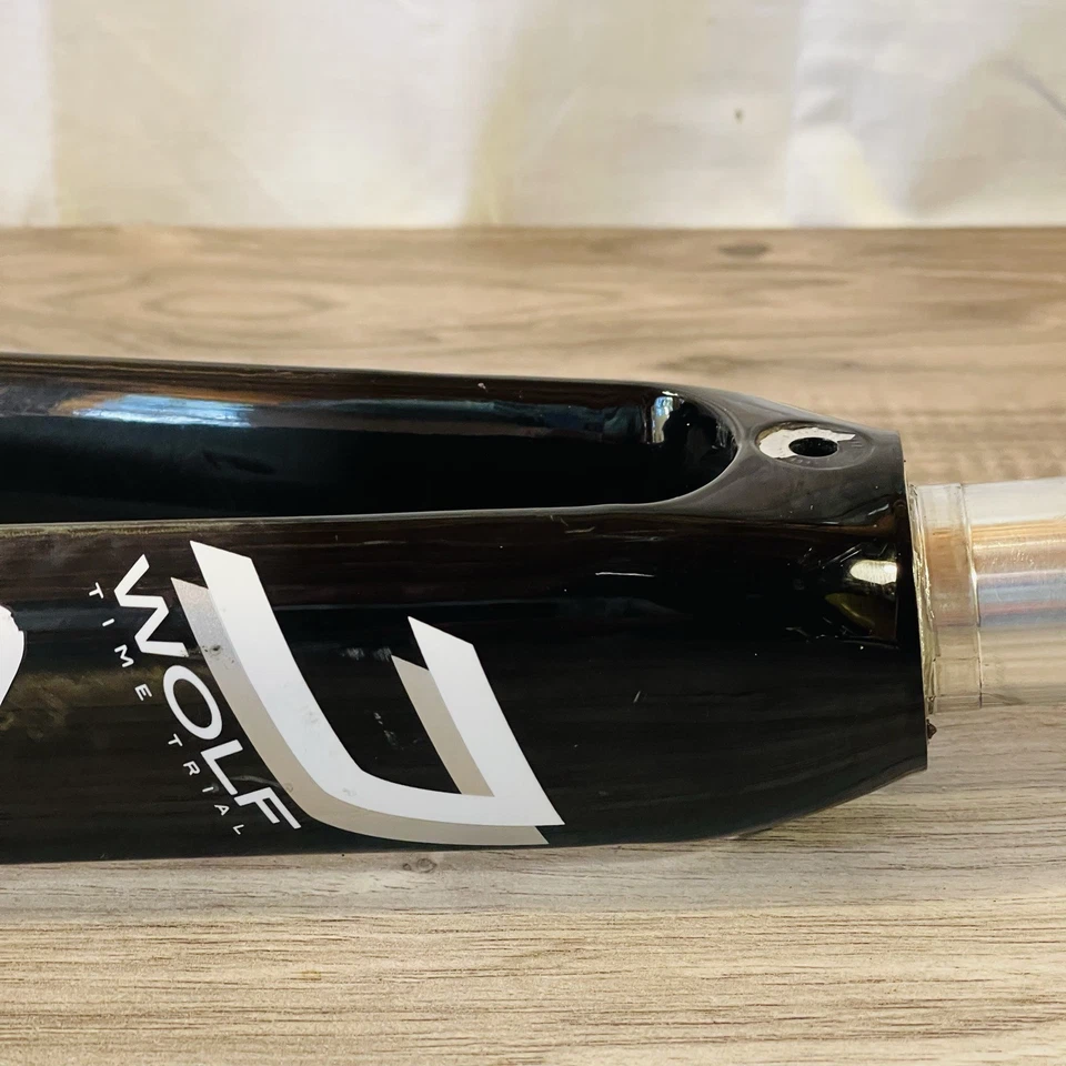 Cervelo 700C Vroomen White Design Wolf Carbon Fiber FK-15 700C Time Trial Fork - Image 4 of 4