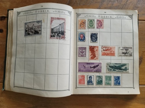 Old Lincoln Stamp Album Containing Worldwide Stamps - 第 14/24 張圖片