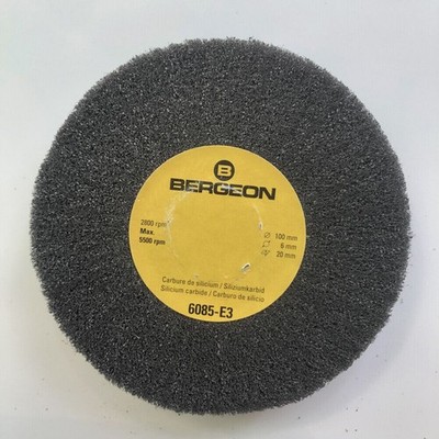 Bergeon 6085-E3 Very Fine Abrasive Satin Metal Finishing Wheel Watches