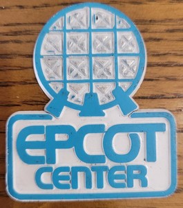 Vintage Epcot Space Center Walt Disney World Rubber Magnet