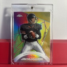2023 Topps Composite - Chrome All-Etch Gold Refractor #CAE-3 Jim McMahon /50