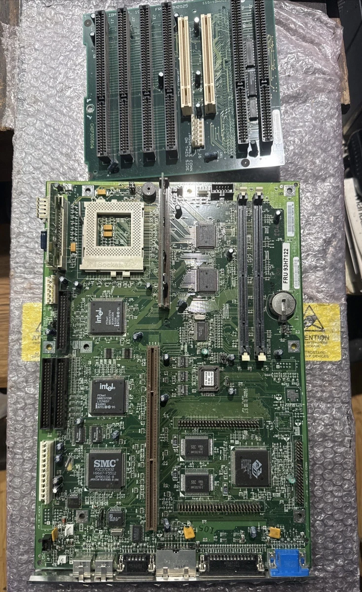 Socket 7 motherboard Acorp A-5VIA3P + Intel Pentium 166MMX + 64RAM Retrogaming