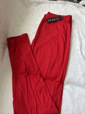 NWT Leggings  Solid Red  One size