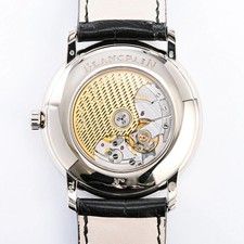 BLANCPAIN Villeret Ultra Slim Retrograde 6653-1542-55B Men's Used Watch #2109 6