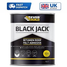 Black 904 Roof Felt Adhesive - High Strength, 1L for All Applications