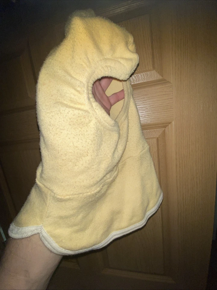 Capucha de bombero Majestic Apparel PAC II AMARILLO fecha 2000 apenas usada Foto 3 de 4