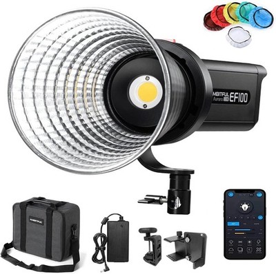 AMBITFUL EF100 100W 5600K Aurora COB LED Video Light,CRI 95+, TLCI 97+,Built-...