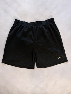Nike schwarze Running Activewear leichte bestickte Swoosh Shorts - Herren L