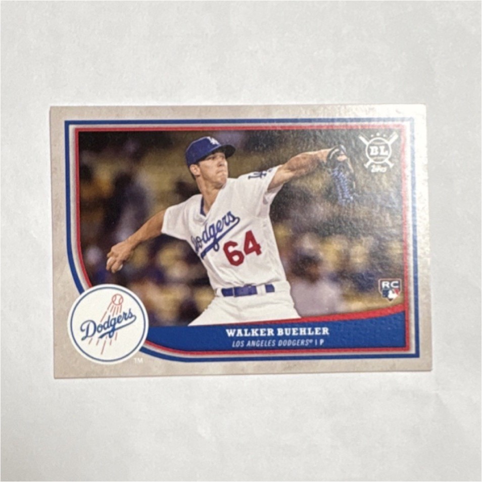 Topps 2018 Big League Rookie Walker Buehler Los Angeles Dodgers #116