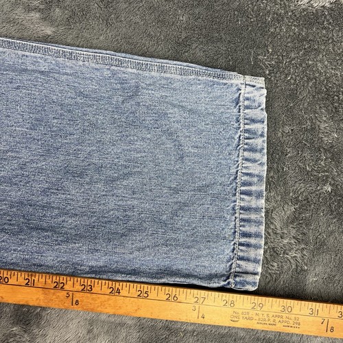 Vintage Calvin Klein Denim Blue Jean Bib Carpenter Overalls Mens Small Hipster - Picture 20 of 20