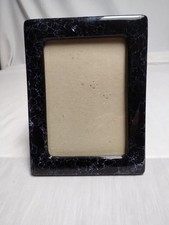 Black Marble Picture Photo Frame 5"x7 Photo Space Industrial Minimalist Design