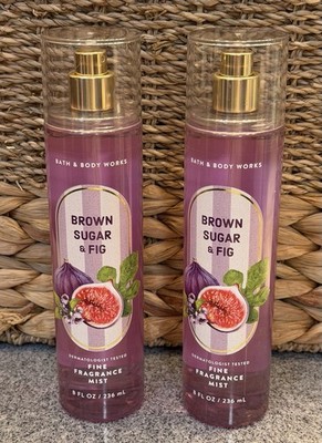 Bath & Body Works Brown Sugar & Fig Body Mist Spray (2) New