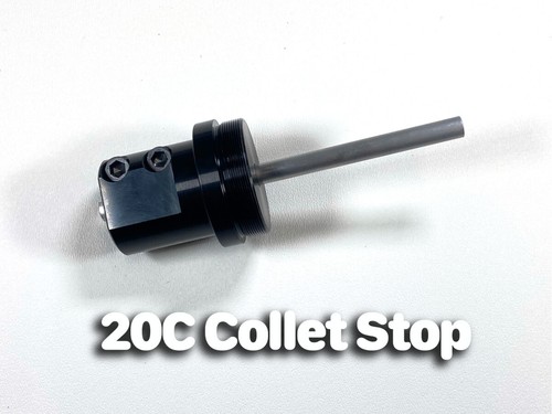 Einzigartiger 20C Spannzangenanschlag mit 12 verschiedenen Größen Anschlagstiften - schnelle und einfache Einstellung - Bild 1 von 8