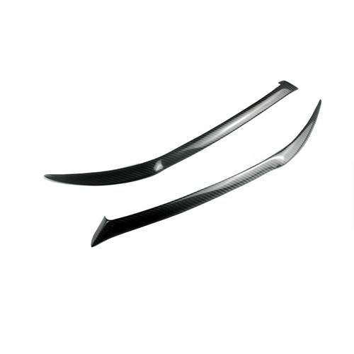 Carbon Fiber Headlight Cover Eyebrows Eyelid Trim Sticker For Honda Stream 07-11 - Picture 3 of 12