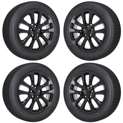20" JEEP GRAND CHEROKEE BLACK WHEELS RIMS TIRES FACTORY ...
