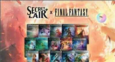 MTG Secret Lair FINAL FANTASY ENG FOIL Complete set