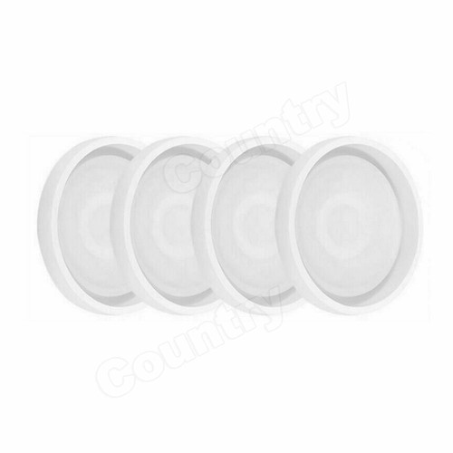 4PCS Coaster Cup Mat Mold Clear Round Mould for Craft DIY Epoxy Resin Casting - Picture 2 of 8