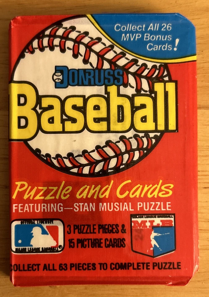 Восковая упаковка бейсбольных карточек 1988 Donruss Dave Martinez 2nd Yr Cubs OF Showing On Back - Изображение 2 из 2
