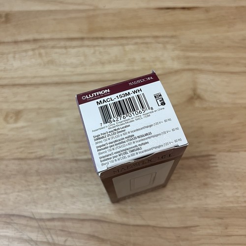 Lutron - Maestro Multi-Location LED Digital Fade Dimmer - Model: MACL-153M-WH - Picture 6 of 13