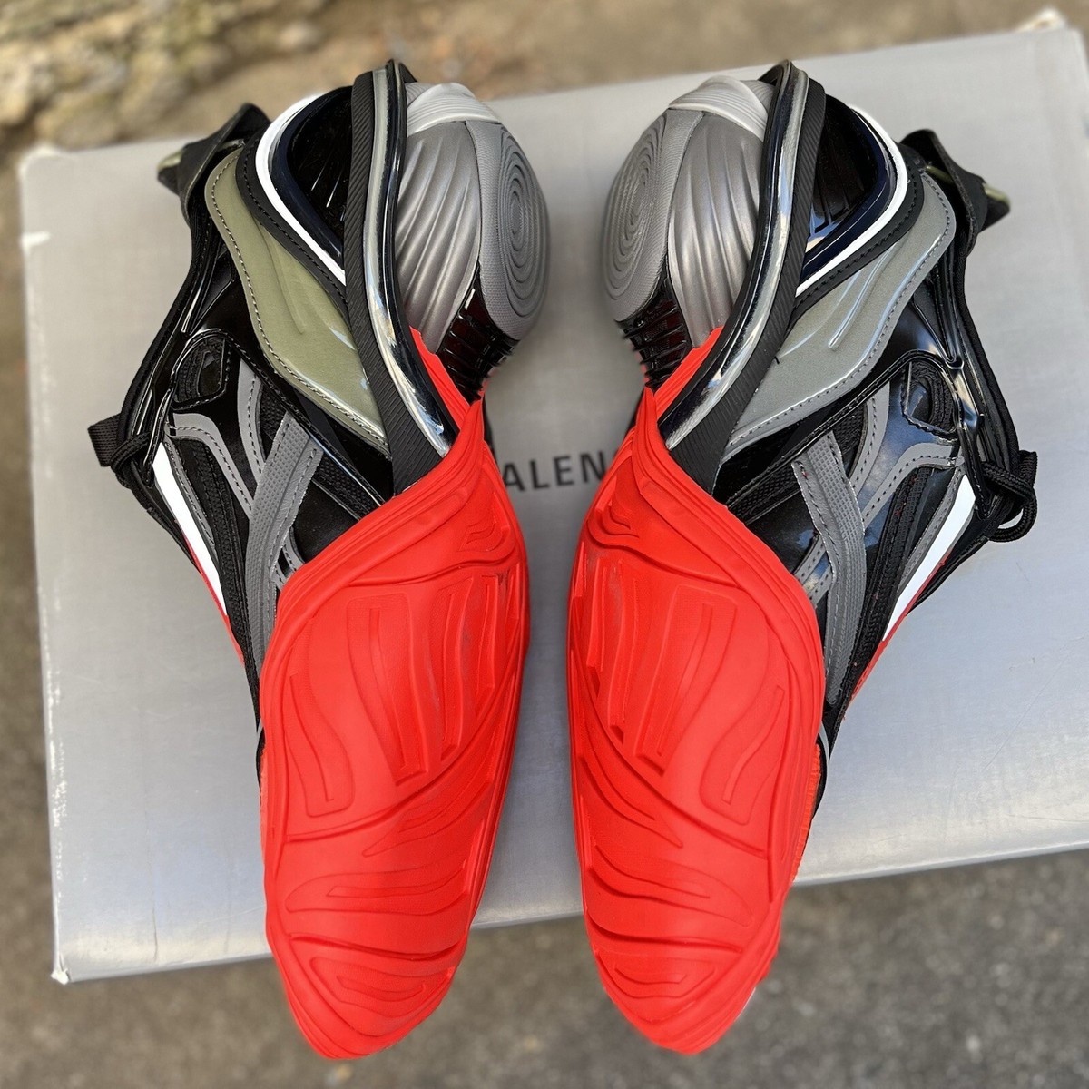 <最安値・美品> BALENCIAGA バレンシアガ TYREX 43 Balenciaga Tyrex Silver Men's Size 10.5 US / 43 | eBay