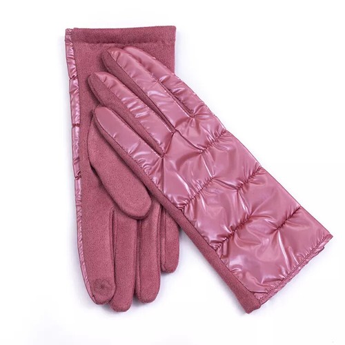 Women Puffer Gloves | Elegant Cotton Fleece Winter Warm Thermal Touchscreen - Picture 35 of 49