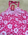 NWT GYMBOREE Hawaiian tropical print hot pink halter blouse shirt top size 6 — photo 3