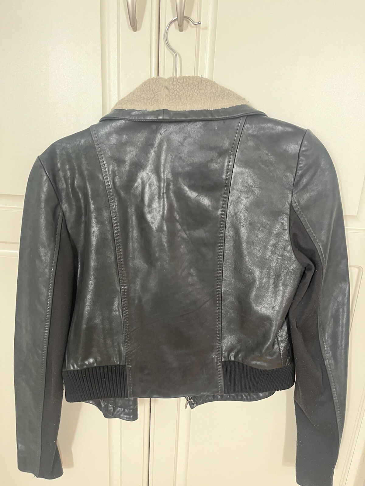 BCBGMacAzria Shearling Leather Jacket - image 2