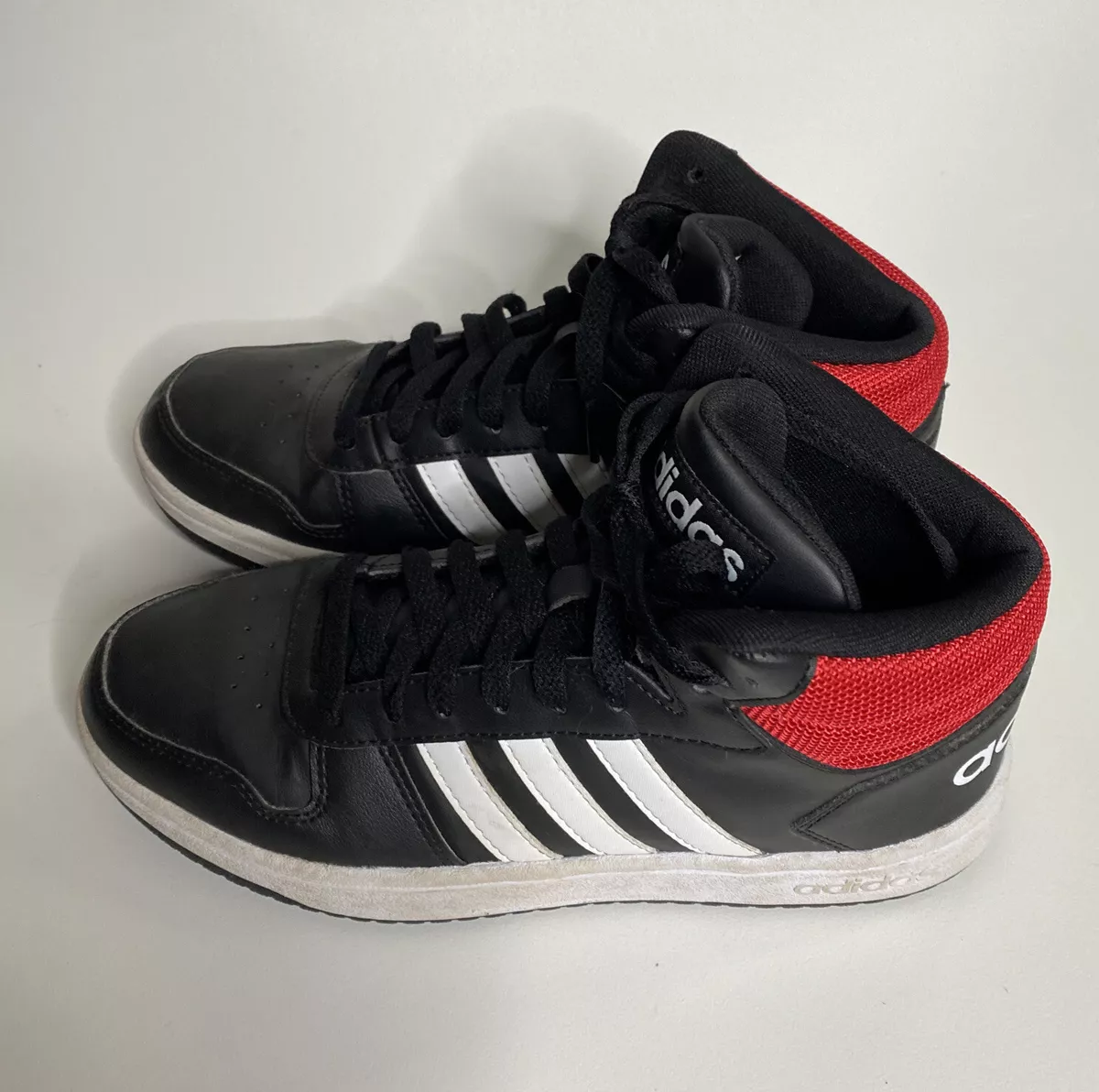 ficción Él Molester adidas Originals Men&#039;s Vs Hoops Mid 2.0 DB0079 Core  Black/White/Scarlet EUC | eBay