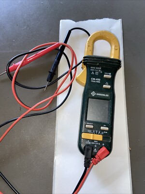 GREENLEE CLAMPMETER CM-450 TRUE RMS With Leads  