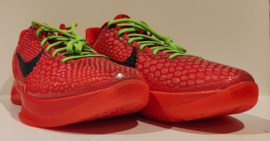シューズ(男性用) Nike kobe 6 reverse grinch 30cm(12Us) Nike Kobe VI Protro Shoes Reverse Grinch FV4921-600 Men's
