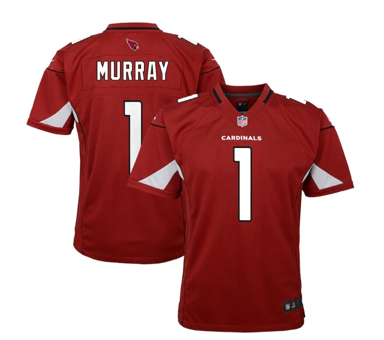 Nike Men's Arizona Cardinals Kyler Murray #1 Atmosphere Grey Game Jersey