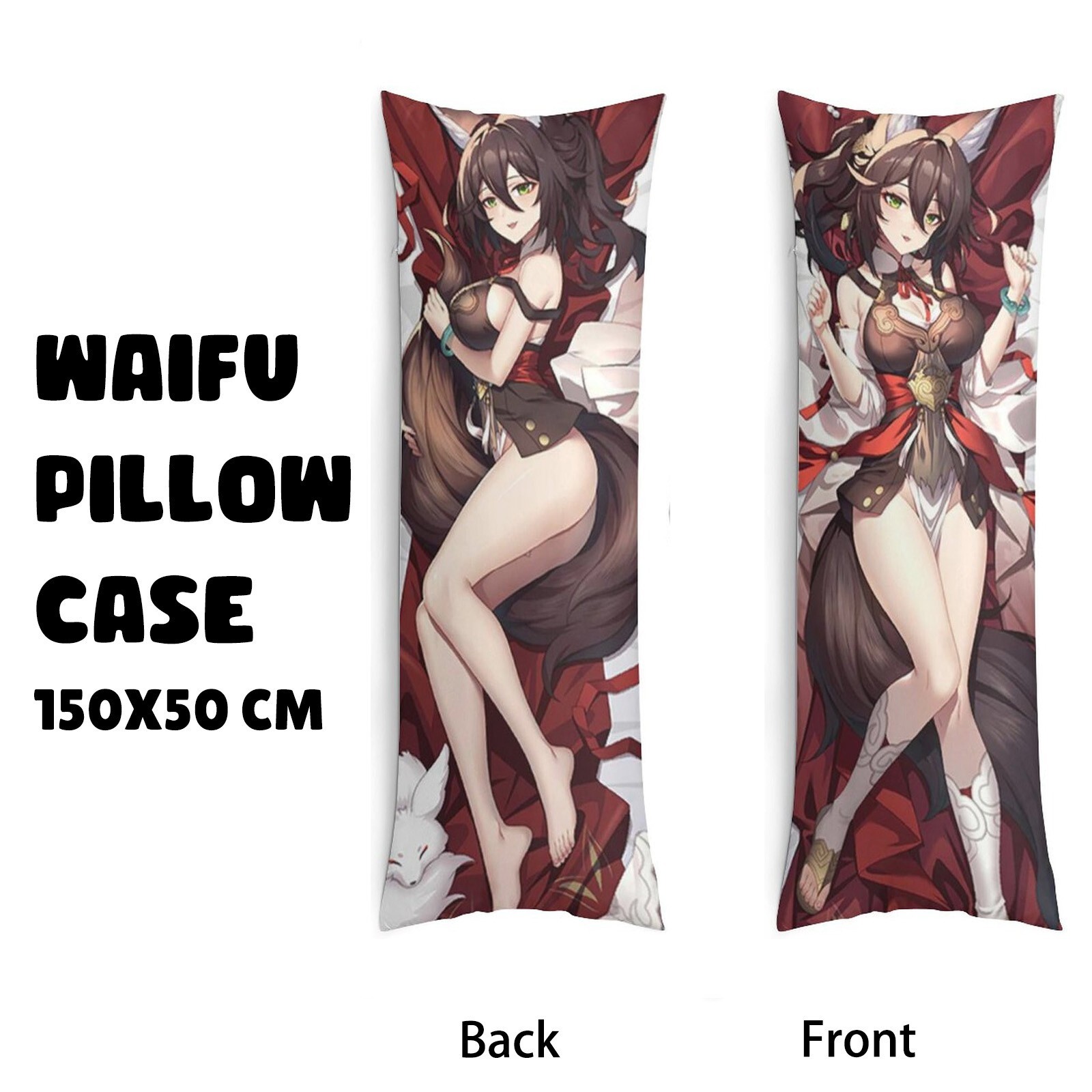 Case Double-sided Printed Plush Soft 150x 50 Cm