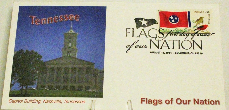 First Day Cover - Flags of our Nation (Series of 2008 - 2011) - See description - Image 3 of 4