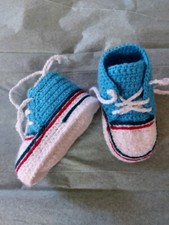 Crochet Baby Shoes Multi color