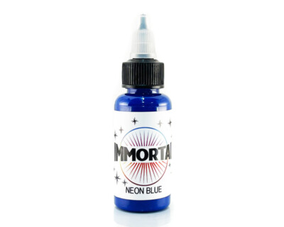 IMMORTAL NEON BLUE Color UV Black Light Tattoo Ink Pigment Glow in the dark