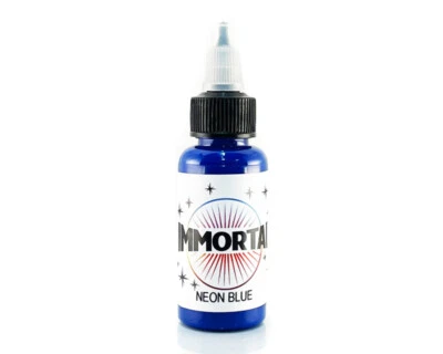 IMMORTAL INK IMMORTAL NEON BLUE UV Black Light 2 Sizes Available Tattoo Ink Supply