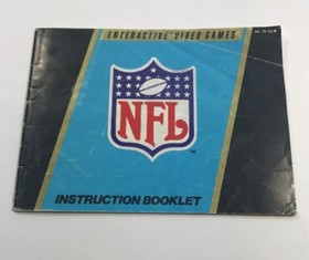 NFL Football Nintendo NES Instruction Manual Booklet NES-FN-USA - Ships Fast