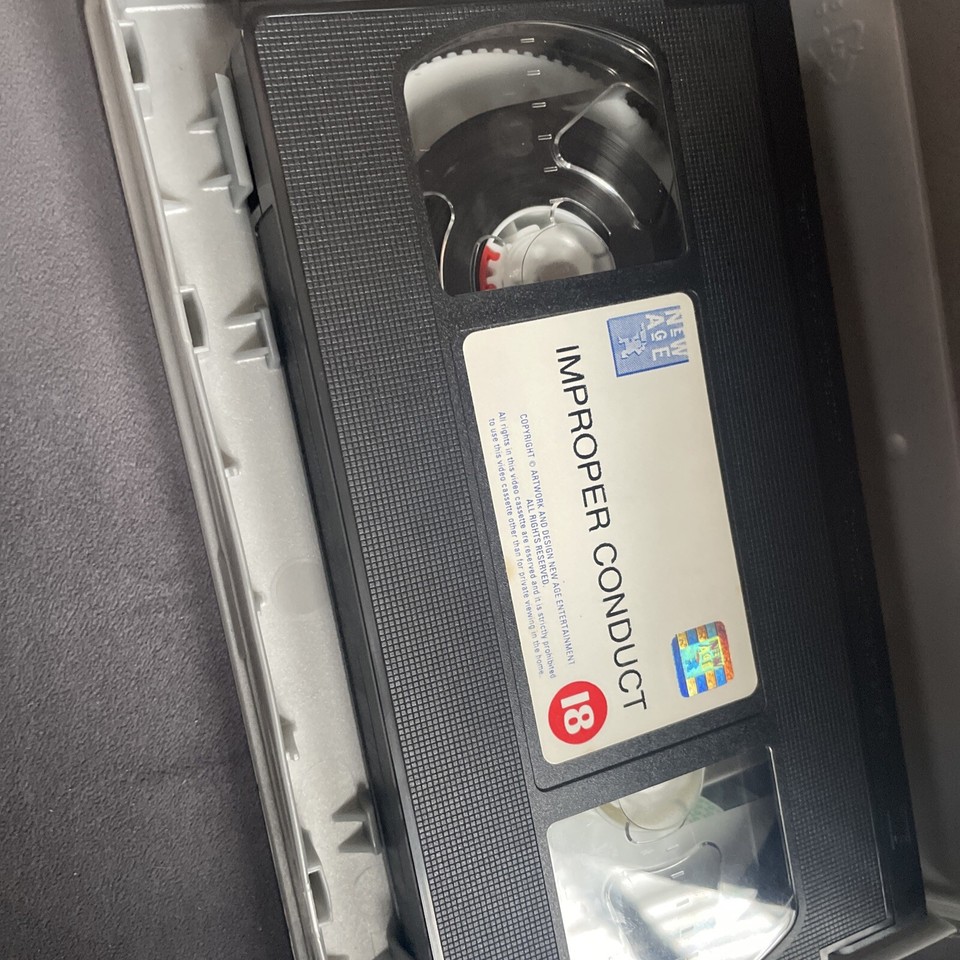 Improper Conduct Vhs Big Box Ex Rental Erotic Thriller eBay