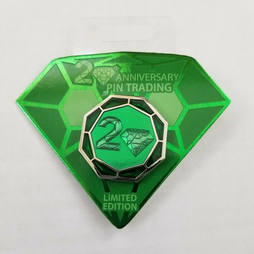 Disney Pin Trading Event 20th Anniversary Logo Countdown Pin LE 4000 HTF New