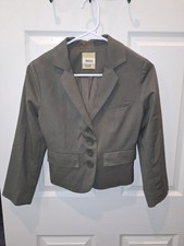 Fossil Blazer Office Army Green Xs